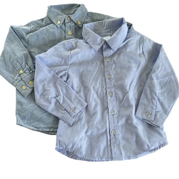 Blue Dress Shirt Bundle - Edgehill & Children's Place - 18 Months - Picture 1 of 6